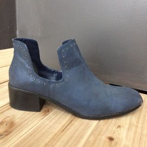 Royal Blue Studded Booties